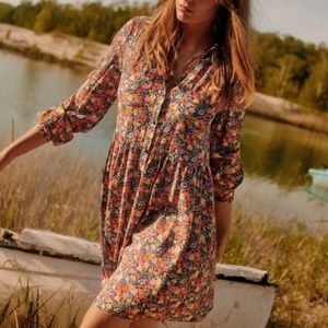 Leana Dress - Sunflowers